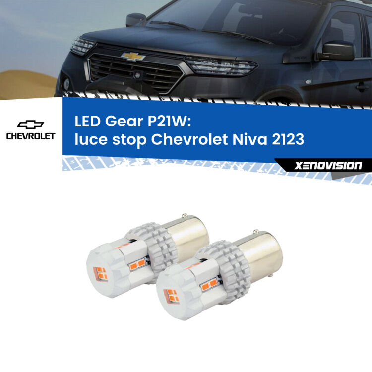 <p>Coppia <strong>LED P21W Rossi per </strong><strong>luce Stop</strong> <strong>Chevrolet</strong> <strong>Niva </strong>(2123) 2002 - 2009: ultracompatti, illuminazione a 360 gradi e Canbus. Qualità Massima.</p>
<div> </div>