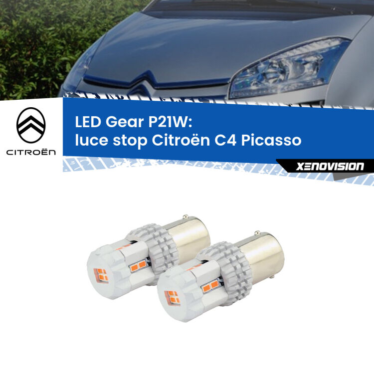 <p>Coppia <strong>LED P21W Rossi per </strong><strong>luce Stop</strong> <strong>Citroën</strong> <strong>C4 Picasso </strong> 2006 - 2013: ultracompatti, illuminazione a 360 gradi e Canbus. Qualità Massima.</p>
<div> </div>