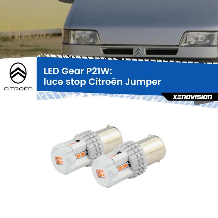 <p>Coppia <strong>LED P21W Rossi per </strong><strong>luce Stop</strong> <strong>Citroën</strong> <strong>Jumper </strong> 1994 - 2002: ultracompatti, illuminazione a 360 gradi e Canbus. Qualità Massima.</p>
<div> </div>