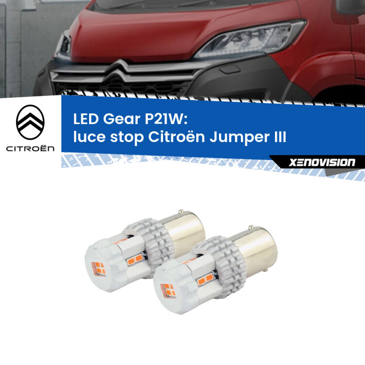 <p>Coppia <strong>LED P21W Rossi per </strong><strong>luce Stop</strong> <strong>Citroën</strong> <strong>Jumper </strong>(III) in poi: ultracompatti, illuminazione a 360 gradi e Canbus. Qualità Massima.</p>
<div> </div>