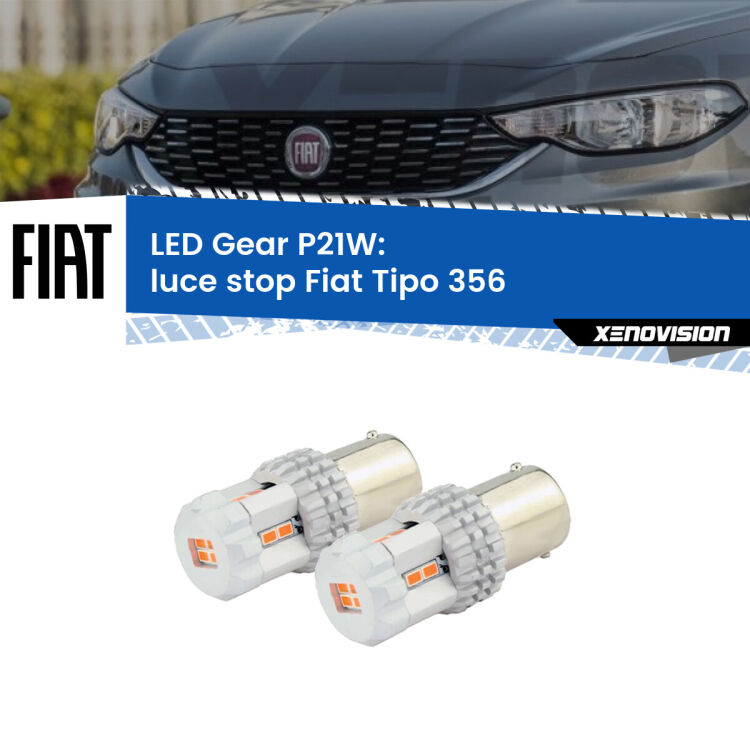 <p>Coppia <strong>LED P21W Rossi per </strong><strong>luce Stop</strong> <strong>Fiat</strong> <strong>Tipo </strong>(356) 2015 in poi: ultracompatti, illuminazione a 360 gradi e Canbus. Qualità Massima.</p>
<div> </div>