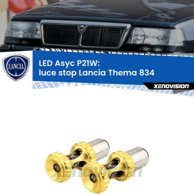 <strong>Luce Stop LED per Lancia Thema</strong> 834 1984 - 1991. Coppia lampade <strong>P21W</strong> super canbus Rosse modello Gear2.