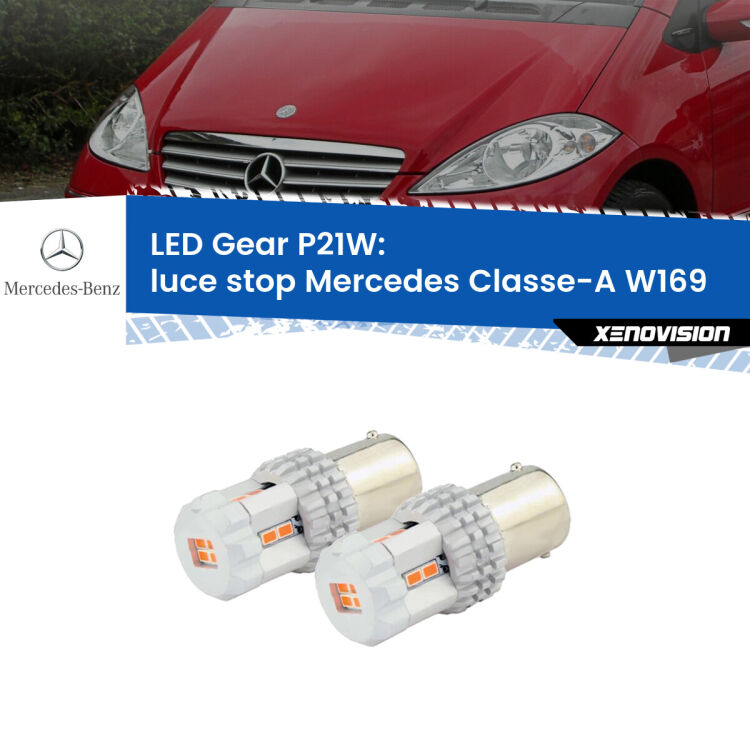 <p>Coppia <strong>LED P21W Rossi per </strong><strong>luce Stop</strong> <strong>Mercedes</strong> <strong>Classe-A </strong>(W169) 2004 - 2012: ultracompatti, illuminazione a 360 gradi e Canbus. Qualità Massima.</p>
<div> </div>