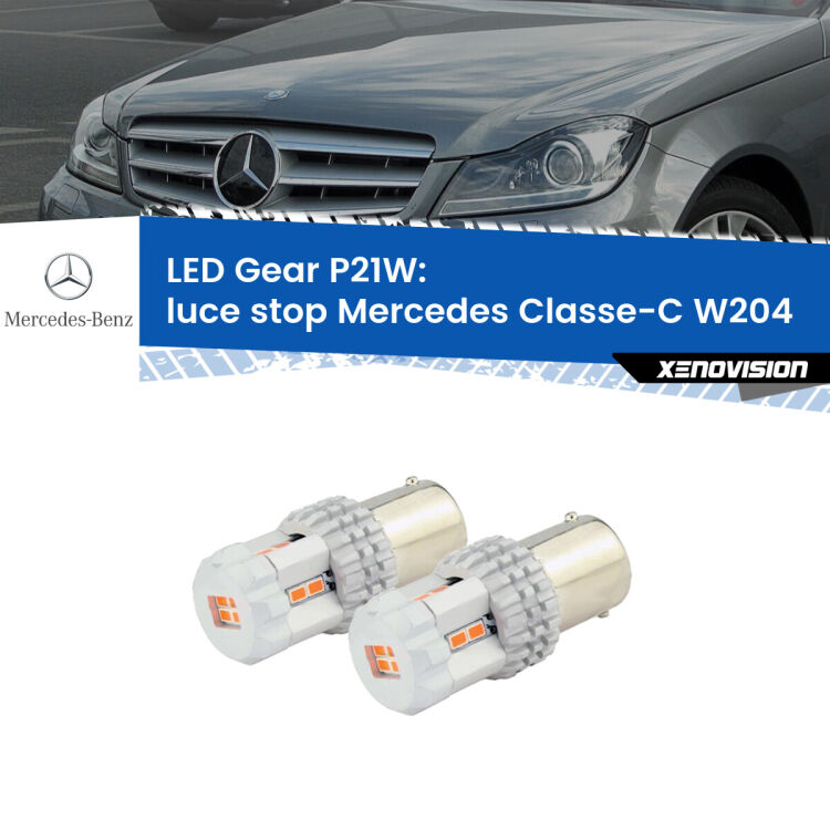 <p>Coppia <strong>LED P21W Rossi per </strong><strong>luce Stop</strong> <strong>Mercedes</strong> <strong>Classe-C </strong>(W204) 2007 - 2014: ultracompatti, illuminazione a 360 gradi e Canbus. Qualità Massima.</p>
<div> </div>