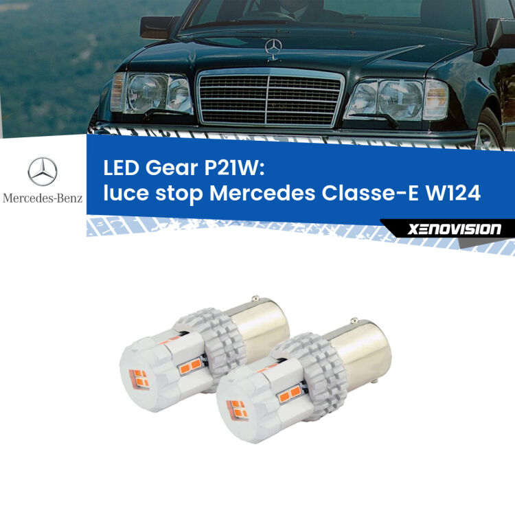 <p>Coppia <strong>LED P21W Rossi per </strong><strong>luce Stop</strong> <strong>Mercedes</strong> <strong>Classe-E </strong>(W124) 1993 - 1995: ultracompatti, illuminazione a 360 gradi e Canbus. Qualità Massima.</p>
<div> </div>