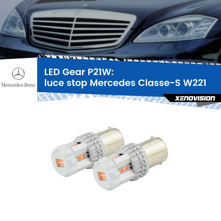 <p>Coppia <strong>LED P21W Rossi per </strong><strong>luce Stop</strong> <strong>Mercedes</strong> <strong>Classe-S </strong>(W221) 2005 - 2013: ultracompatti, illuminazione a 360 gradi e Canbus. Qualità Massima.</p>
<div> </div>