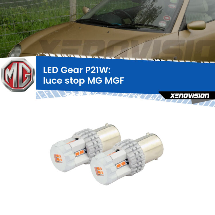 <p>Coppia <strong>LED P21W Rossi per </strong><strong>luce Stop</strong> <strong>MG</strong> <strong>MGF </strong> 1995 - 2002: ultracompatti, illuminazione a 360 gradi e Canbus. Qualità Massima.</p>
<div> </div>