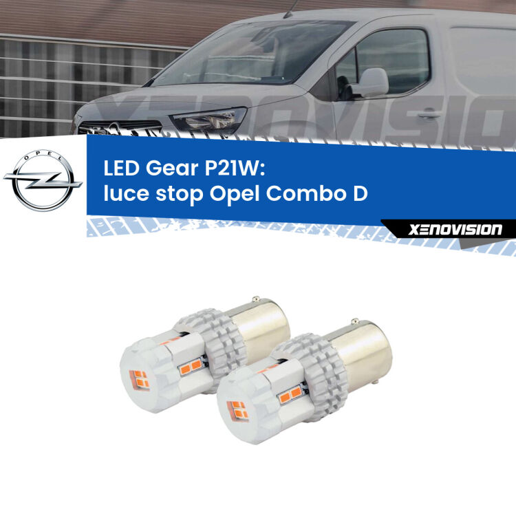 <p>Coppia <strong>LED P21W Rossi per </strong><strong>luce Stop</strong> <strong>Opel</strong> <strong>Combo D </strong> 2012 - 2018: ultracompatti, illuminazione a 360 gradi e Canbus. Qualità Massima.</p>
<div> </div>