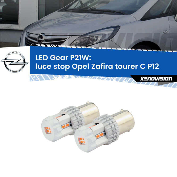 <p>Coppia <strong>LED P21W Rossi per </strong><strong>luce Stop</strong> <strong>Opel</strong> <strong>Zafira tourer C </strong>(P12) 2011 - 2019: ultracompatti, illuminazione a 360 gradi e Canbus. Qualità Massima.</p>
<div> </div>