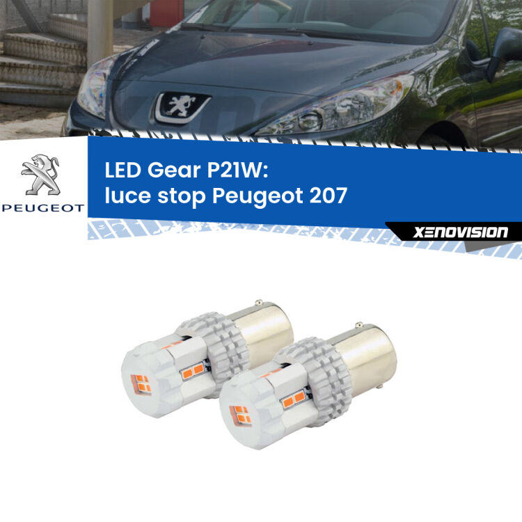 <p>Coppia <strong>LED P21W Rossi per </strong><strong>luce Stop</strong> <strong>Peugeot</strong> <strong>207 </strong> 2006 - 2015: ultracompatti, illuminazione a 360 gradi e Canbus. Qualità Massima.</p>
<div> </div>