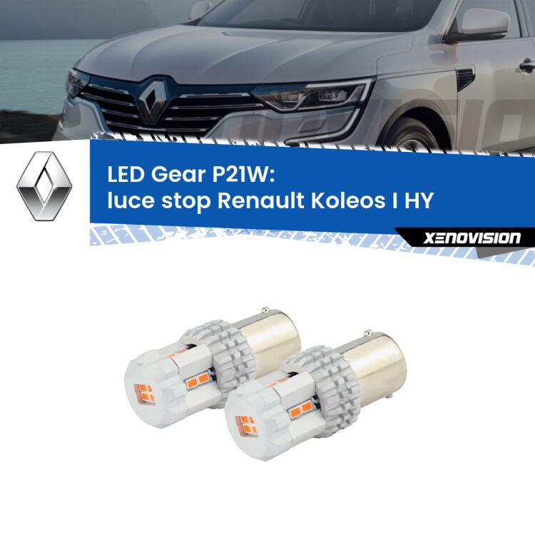 <p>Coppia <strong>LED P21W Rossi per </strong><strong>luce Stop</strong> <strong>Renault</strong> <strong>Koleos I </strong>(HY) 2006 - 2015: ultracompatti, illuminazione a 360 gradi e Canbus. Qualità Massima.</p>
<div> </div>