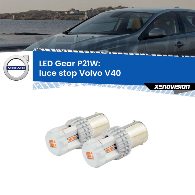 <p>Coppia <strong>LED P21W Rossi per </strong><strong>luce Stop</strong> <strong>Volvo</strong> <strong>V40 </strong> 1995 - 2004: ultracompatti, illuminazione a 360 gradi e Canbus. Qualità Massima.</p>
<div> </div>