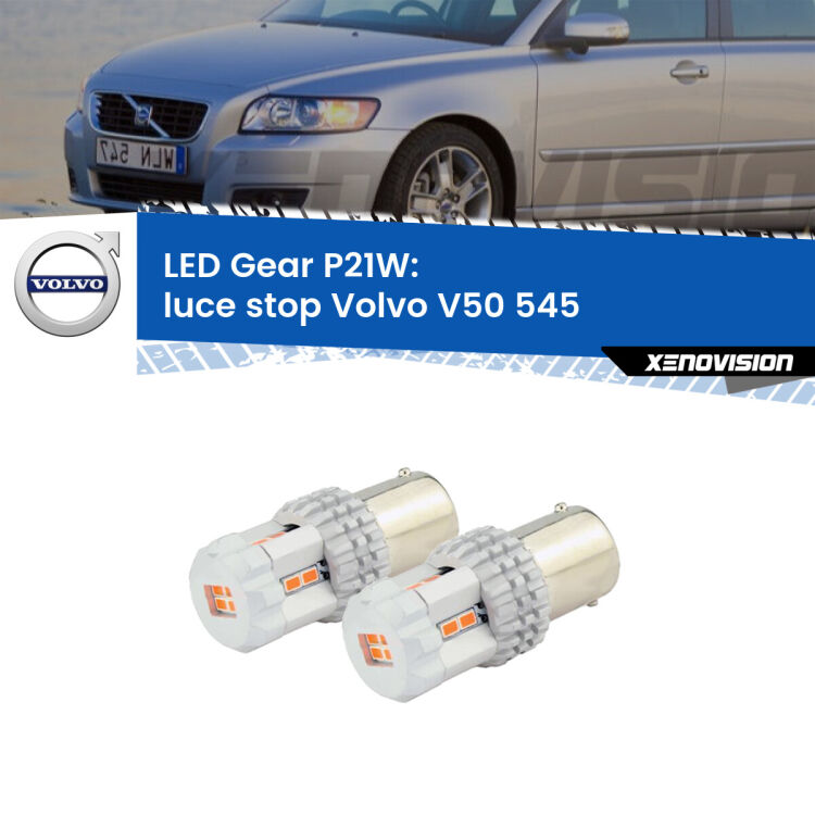 <p>Coppia <strong>LED P21W Rossi per </strong><strong>luce Stop</strong> <strong>Volvo</strong> <strong>V50 </strong>(545) 2003 - 2007: ultracompatti, illuminazione a 360 gradi e Canbus. Qualità Massima.</p>
<div> </div>