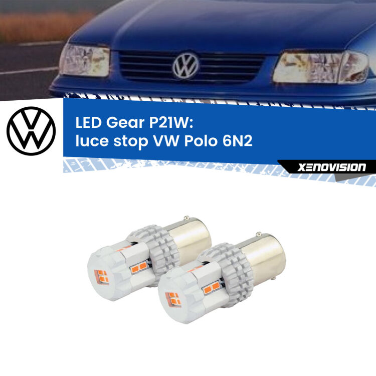 <p>Coppia <strong>LED P21W Rossi per </strong><strong>luce Stop</strong> <strong>VW</strong> <strong>Polo </strong>(6N2) 1999 - 2001: ultracompatti, illuminazione a 360 gradi e Canbus. Qualità Massima.</p>
<div> </div>