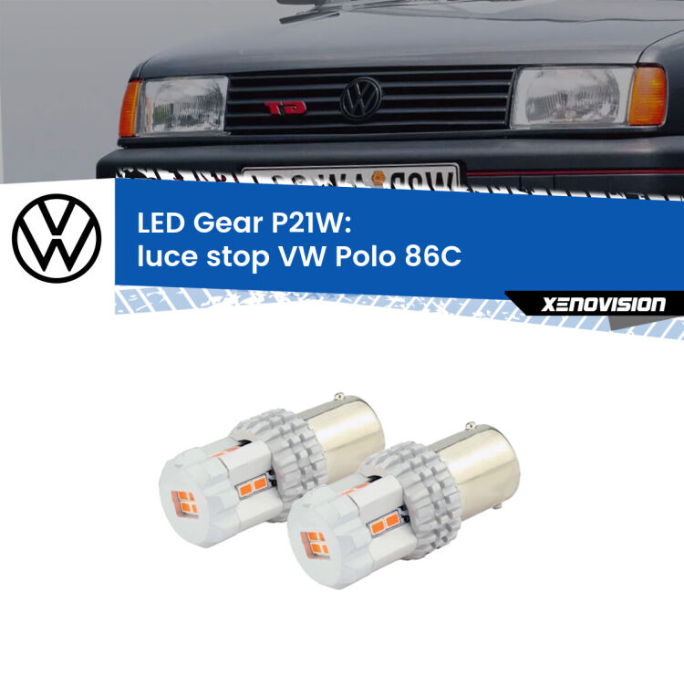 <p>Coppia <strong>LED P21W Rossi per </strong><strong>luce Stop</strong> <strong>VW</strong> <strong>Polo </strong>(86C) 1981 - 1993: ultracompatti, illuminazione a 360 gradi e Canbus. Qualità Massima.</p>
<div> </div>