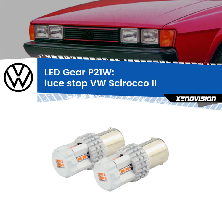 <p>Coppia <strong>LED P21W Rossi per </strong><strong>luce Stop</strong> <strong>VW</strong> <strong>Scirocco </strong>(II) 1980 - 1992: ultracompatti, illuminazione a 360 gradi e Canbus. Qualità Massima.</p>
<div> </div>