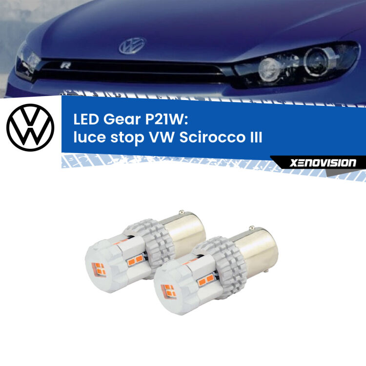 <p>Coppia <strong>LED P21W Rossi per </strong><strong>luce Stop</strong> <strong>VW</strong> <strong>Scirocco </strong>(III) 2008 - 2017: ultracompatti, illuminazione a 360 gradi e Canbus. Qualità Massima.</p>
<div> </div>