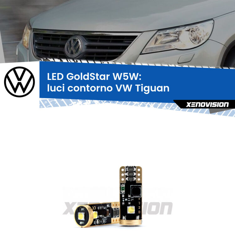 <strong>Luci Contorno LED VW Tiguan</strong>  2007 - 2018: ottima luminosità a 360 gradi. Si inseriscono ovunque. Canbus, Top Quality.