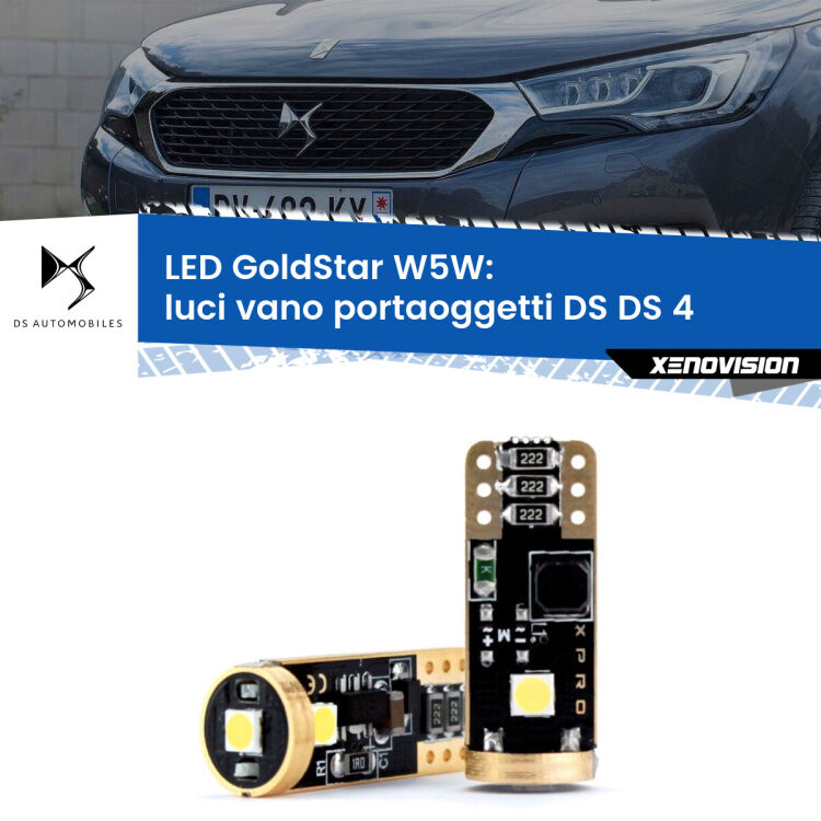 <strong>Luci Vano Portaoggetti LED DS DS 4</strong>  2015 in poi: ottima luminosità a 360 gradi. Si inseriscono ovunque. Canbus, Top Quality.