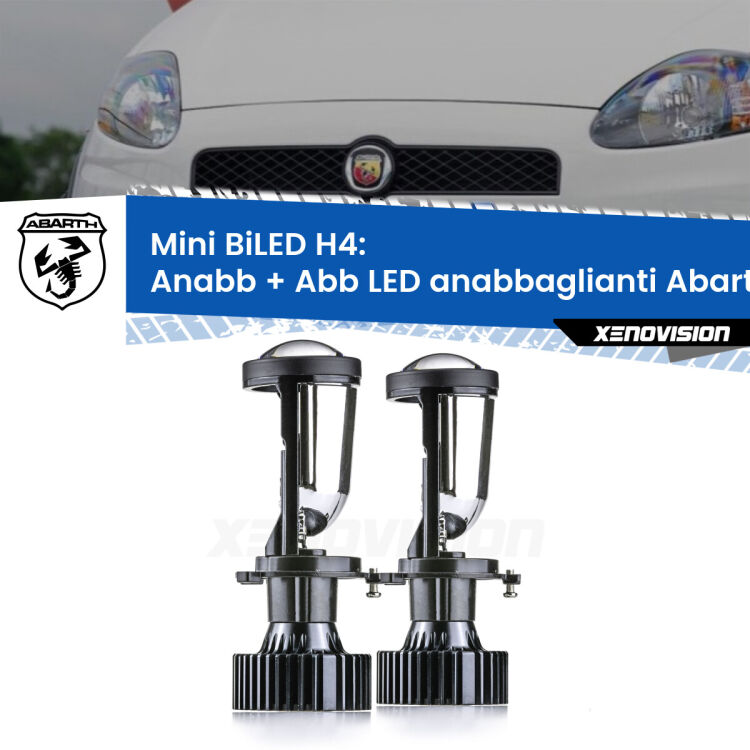 Belli nel faro da spenti e fenomenali da accesi. Trasforma il faro della tua Abarth Grande punto</strong>  2007 - 2010 in un potente lenticolare Bi-LED. Qualità Massima.