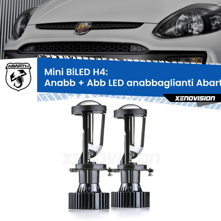 Belli nel faro da spenti e fenomenali da accesi. Trasforma il faro della tua Abarth Punto Evo</strong>  2010 - 2014 in un potente lenticolare Bi-LED. Qualità Massima.