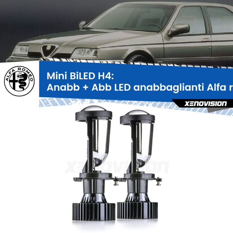 Belli nel faro da spenti e fenomenali da accesi. Trasforma il faro della tua Alfa romeo 164</strong>  1987 - 1991 in un potente lenticolare Bi-LED. Qualità Massima.