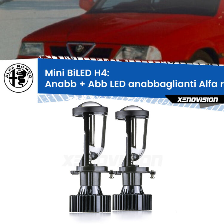 Belli nel faro da spenti e fenomenali da accesi. Trasforma il faro della tua Alfa romeo 33</strong>  1990 - 1994 in un potente lenticolare Bi-LED. Qualità Massima.