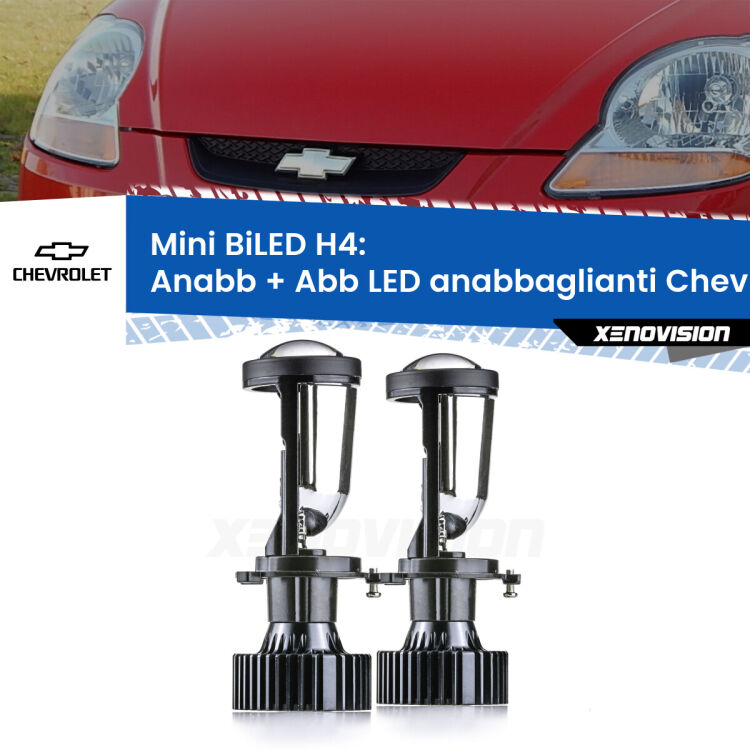 Belli nel faro da spenti e fenomenali da accesi. Trasforma il faro della tua Chevrolet Matiz</strong> Mk2 2005 - 2011 in un potente lenticolare Bi-LED. Qualità Massima.