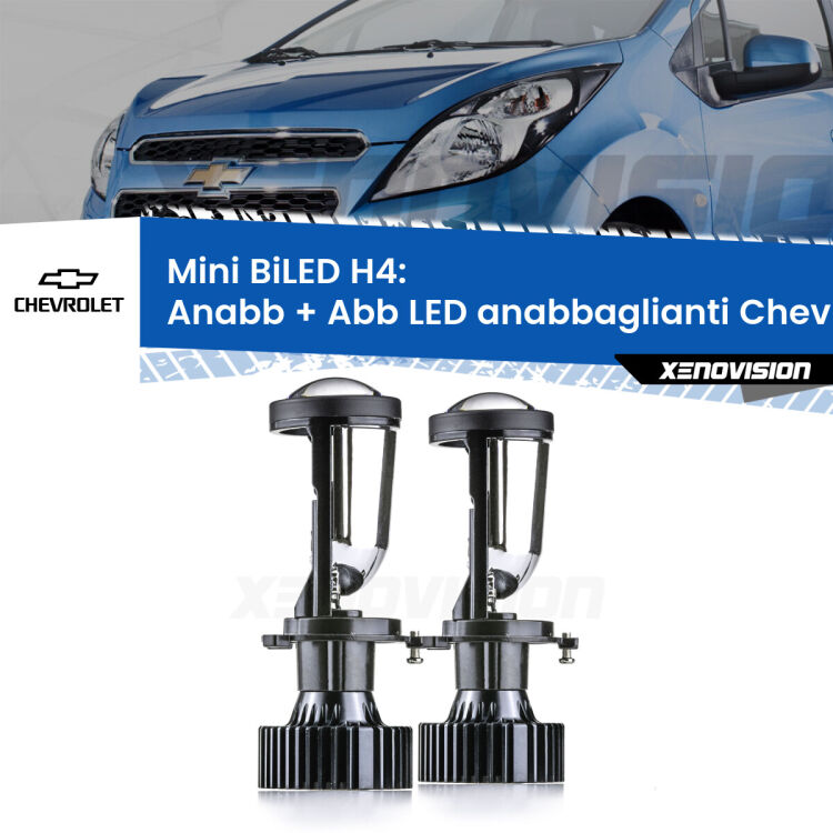 Belli nel faro da spenti e fenomenali da accesi. Trasforma il faro della tua Chevrolet Spark</strong> M300 2009 - 2016 in un potente lenticolare Bi-LED. Qualità Massima.