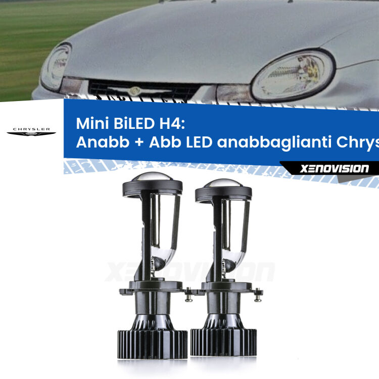 Belli nel faro da spenti e fenomenali da accesi. Trasforma il faro della tua Chrysler Neon II</strong>  1999 - 2006 in un potente lenticolare Bi-LED. Qualità Massima.