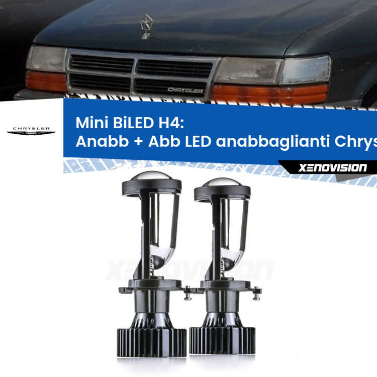 Belli nel faro da spenti e fenomenali da accesi. Trasforma il faro della tua Chrysler Voyager II</strong>  1990 - 1995 in un potente lenticolare Bi-LED. Qualità Massima.