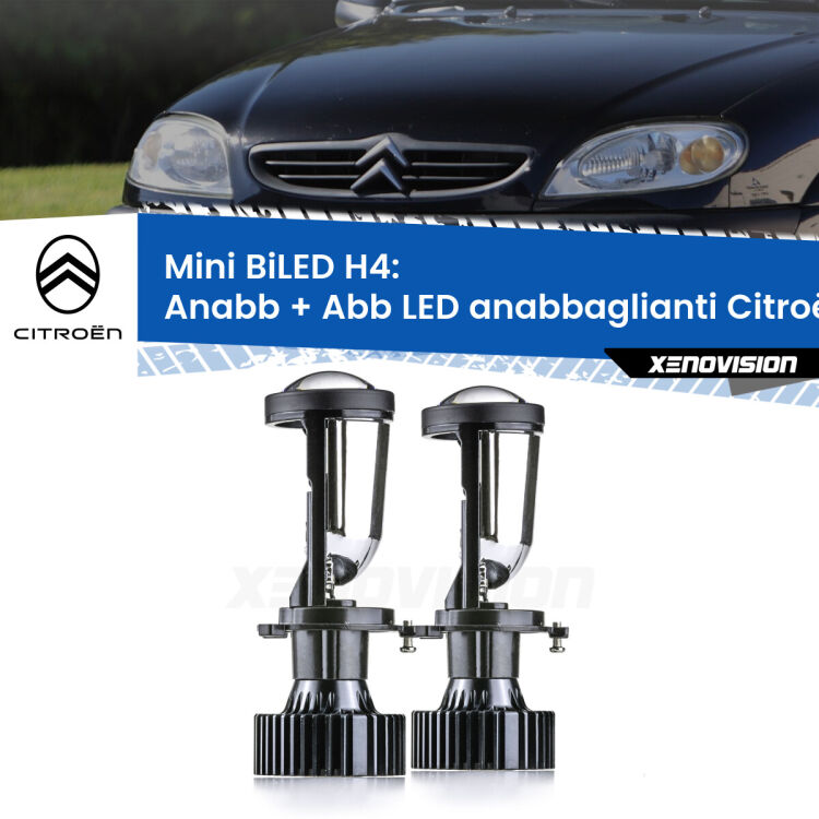 Belli nel faro da spenti e fenomenali da accesi. Trasforma il faro della tua Citroën Saxo</strong>  1996 - 2004 in un potente lenticolare Bi-LED. Qualità Massima.