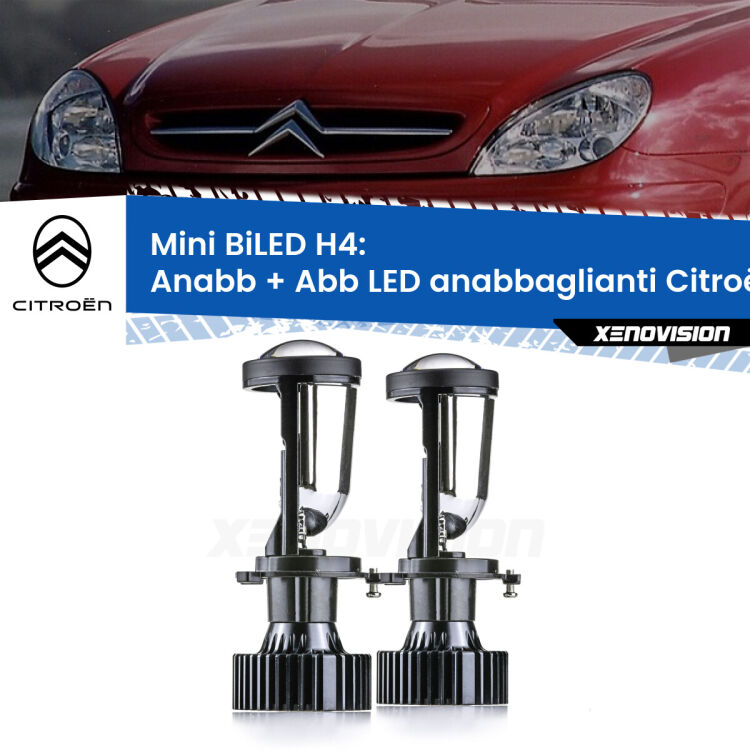 Belli nel faro da spenti e fenomenali da accesi. Trasforma il faro della tua Citroën Xsara</strong>  a parabola singola in un potente lenticolare Bi-LED. Qualità Massima.