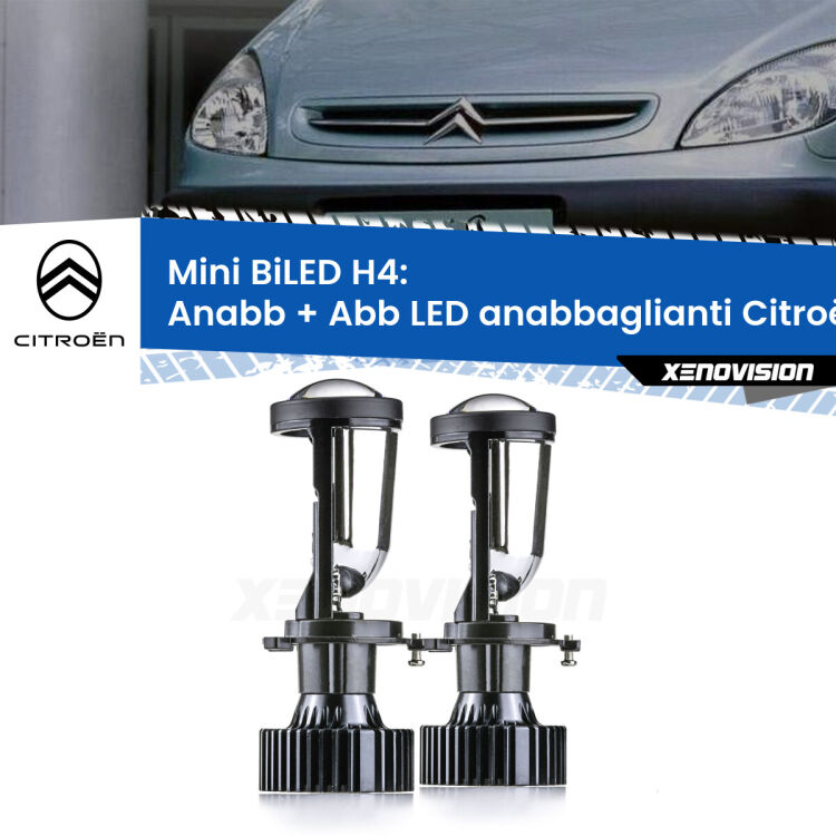 Belli nel faro da spenti e fenomenali da accesi. Trasforma il faro della tua Citroën Xsara picasso</strong>  1999 - 2012 in un potente lenticolare Bi-LED. Qualità Massima.