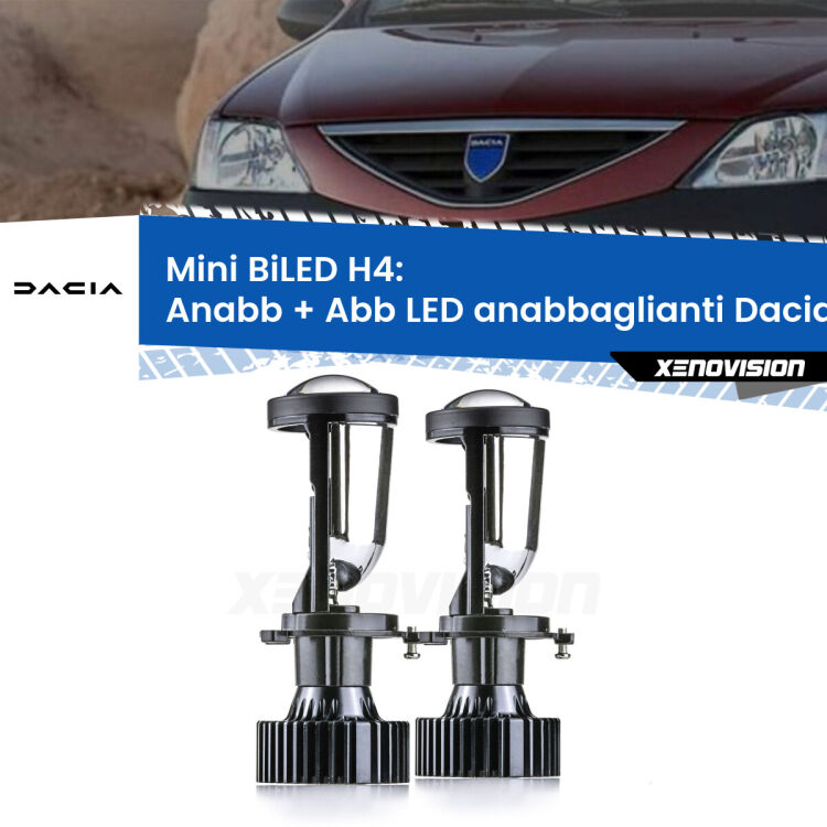 Belli nel faro da spenti e fenomenali da accesi. Trasforma il faro della tua Dacia Logan</strong>  2004 - 2011 in un potente lenticolare Bi-LED. Qualità Massima.