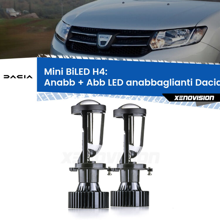 Belli nel faro da spenti e fenomenali da accesi. Trasforma il faro della tua Dacia Logan</strong> II a parabola singola in un potente lenticolare Bi-LED. Qualità Massima.