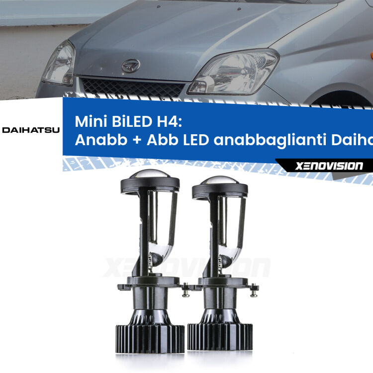 Belli nel faro da spenti e fenomenali da accesi. Trasforma il faro della tua Daihatsu Cuore VI</strong>  2003 - 2007 in un potente lenticolare Bi-LED. Qualità Massima.