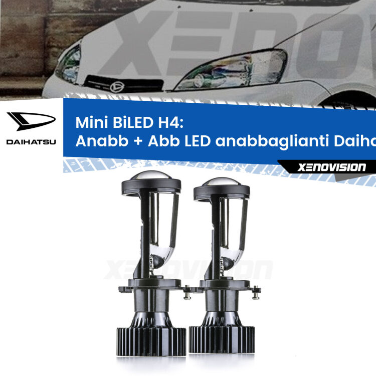 Belli nel faro da spenti e fenomenali da accesi. Trasforma il faro della tua Daihatsu YRV</strong>  2000 - 2005 in un potente lenticolare Bi-LED. Qualità Massima.