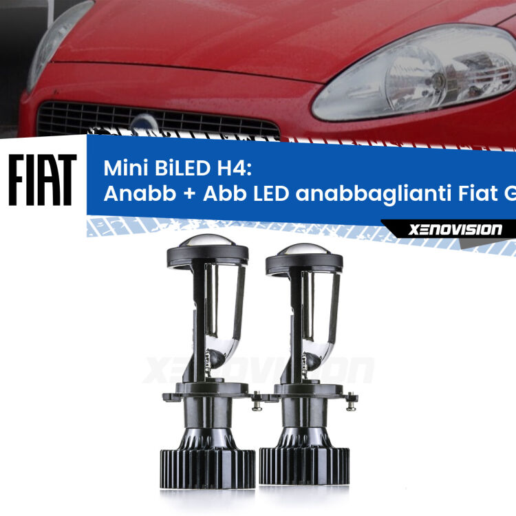 Belli nel faro da spenti e fenomenali da accesi. Trasforma il faro della tua Fiat Grande punto</strong>  2005 - 2018 in un potente lenticolare Bi-LED. Qualità Massima.