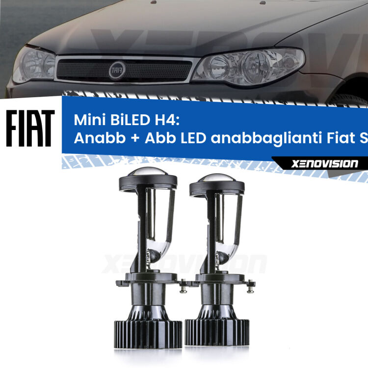 Belli nel faro da spenti e fenomenali da accesi. Trasforma il faro della tua Fiat Siena</strong>  a parabola singola in un potente lenticolare Bi-LED. Qualità Massima.