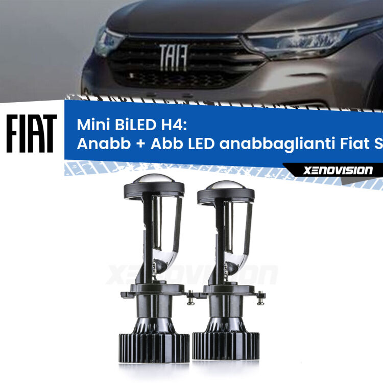 Belli nel faro da spenti e fenomenali da accesi. Trasforma il faro della tua Fiat Strada</strong> II prima serie in un potente lenticolare Bi-LED. Qualità Massima.