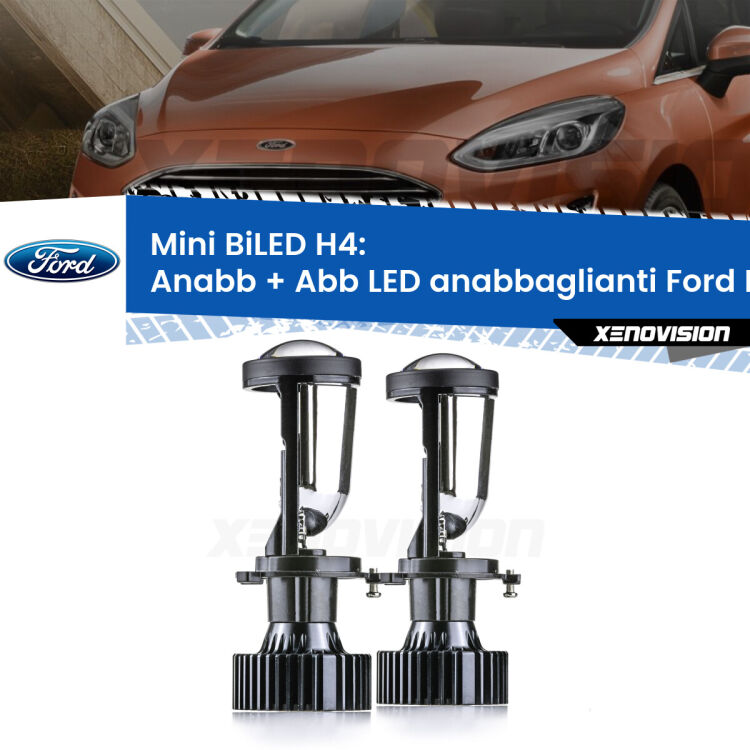 Belli nel faro da spenti e fenomenali da accesi. Trasforma il faro della tua Ford Fiesta III</strong> Mk3 1989 - 1995 in un potente lenticolare Bi-LED. Qualità Massima.