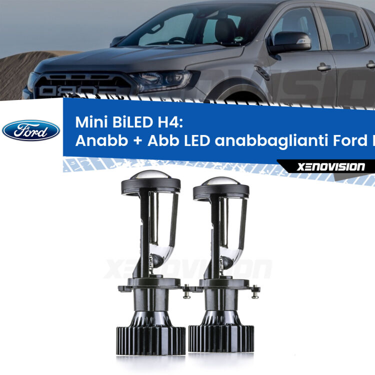 Belli nel faro da spenti e fenomenali da accesi. Trasforma il faro della tua Ford Ranger</strong> Mk1 2005 - 2006 in un potente lenticolare Bi-LED. Qualità Massima.