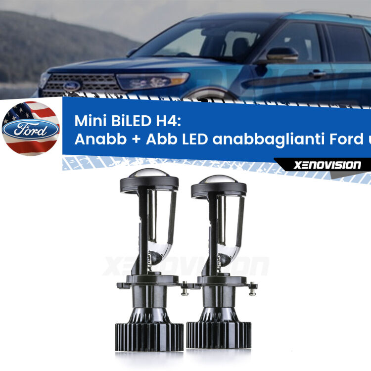 Belli nel faro da spenti e fenomenali da accesi. Trasforma il faro della tua Ford usa Explorer</strong> U2 1995 - 2001 in un potente lenticolare Bi-LED. Qualità Massima.