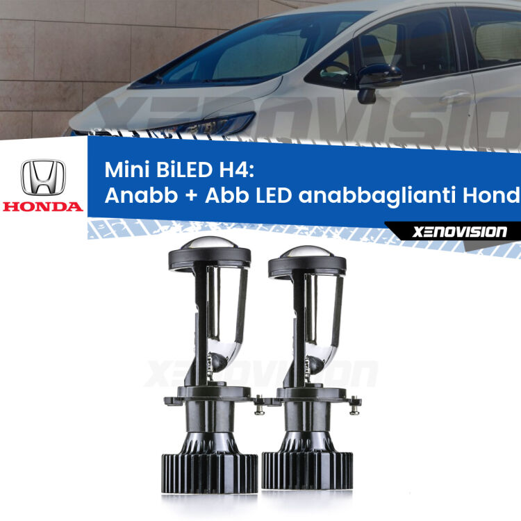 Belli nel faro da spenti e fenomenali da accesi. Trasforma il faro della tua Honda Jazz</strong> Mk2 2002 - 2008 in un potente lenticolare Bi-LED. Qualità Massima.