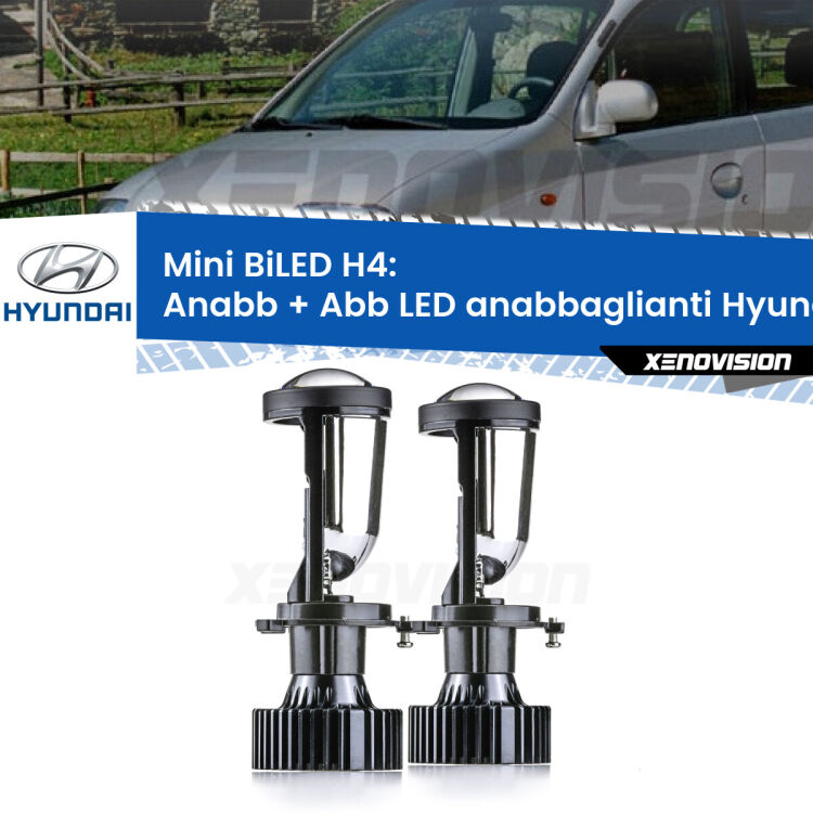 Belli nel faro da spenti e fenomenali da accesi. Trasforma il faro della tua Hyundai Atos prime</strong> MX 1997 - 2008 in un potente lenticolare Bi-LED. Qualità Massima.