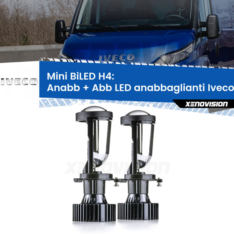 Belli nel faro da spenti e fenomenali da accesi. Trasforma il faro della tua Iveco Daily I</strong> MK1 1978 - 1999 in un potente lenticolare Bi-LED. Qualità Massima.