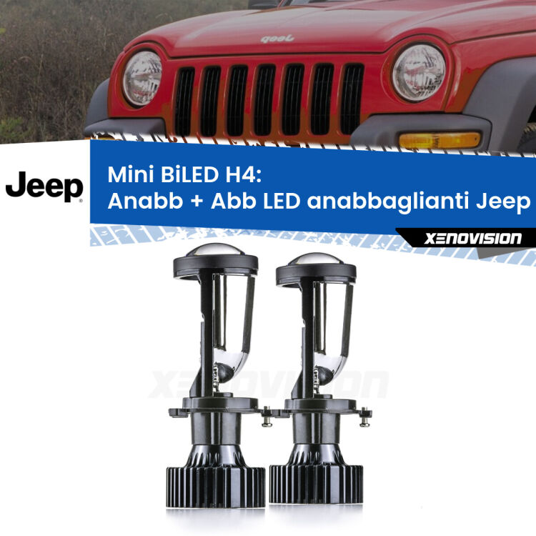 Belli nel faro da spenti e fenomenali da accesi. Trasforma il faro della tua Jeep Cherokee</strong> KJ 2002 - 2007 in un potente lenticolare Bi-LED. Qualità Massima.