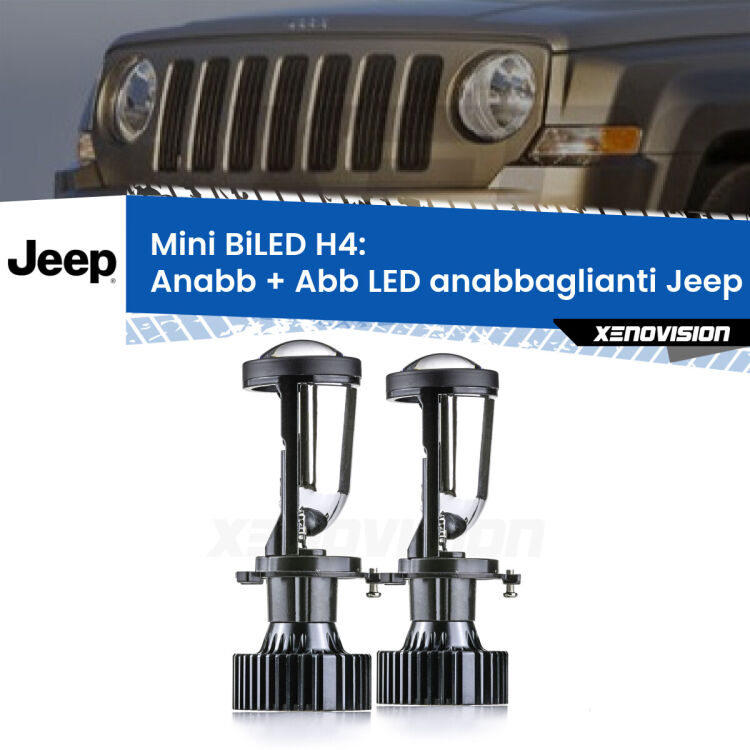 Belli nel faro da spenti e fenomenali da accesi. Trasforma il faro della tua Jeep Patriot</strong> MK74 2007 - 2017 in un potente lenticolare Bi-LED. Qualità Massima.