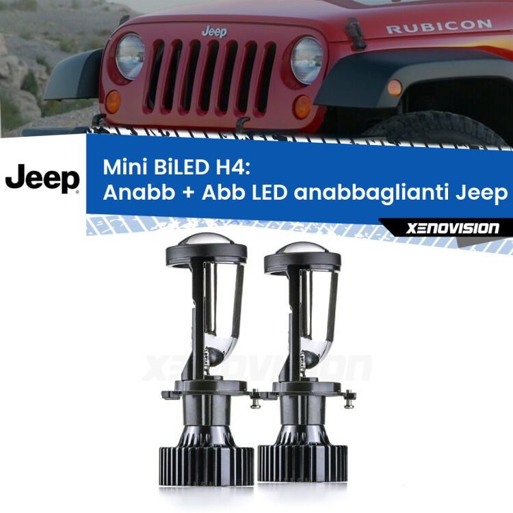 Belli nel faro da spenti e fenomenali da accesi. Trasforma il faro della tua Jeep Wrangler III</strong> JK 2006 - 2016 in un potente lenticolare Bi-LED. Qualità Massima.